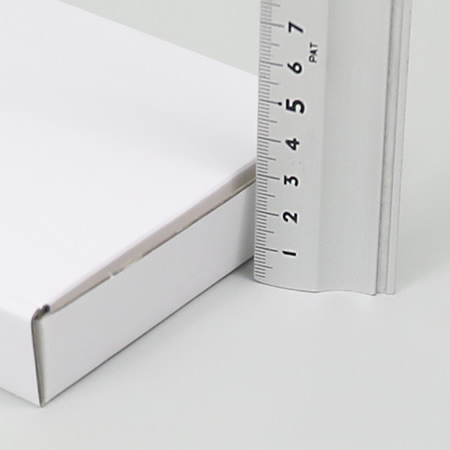 【定形外郵便/ハガキサイズ】小型ダンボール箱(白)まとめ買い-6