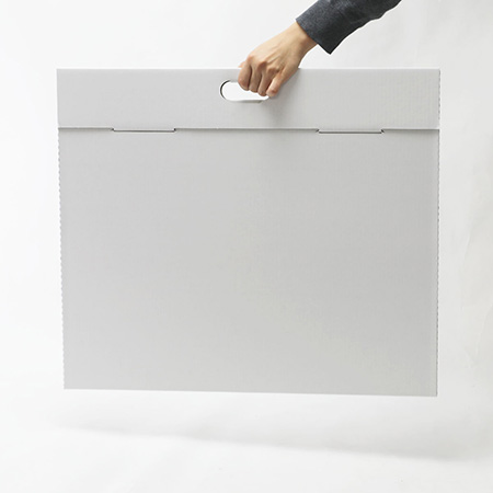 【A3/B3サイズ対応】持ち手付きケース(白)まとめ買い-2