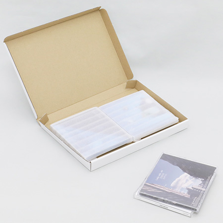 【B5/厚さ2.5cm/表面白】ネコポス対応ダンボール箱まとめ買い-4