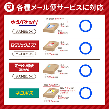 【A5/厚さ2cm/表面白】定番ダンボール箱(クロネコゆうパケット対応) まとめ買い-7