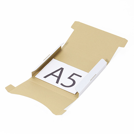 【正方形/厚さ3cm/表面白】定番ダンボール箱 24cm角 まとめ買い-2