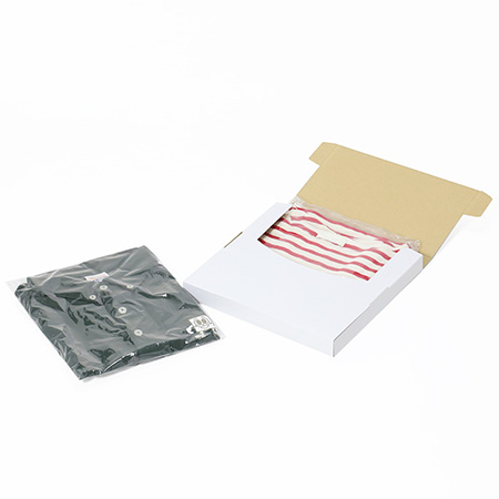 【正方形/厚さ3cm/表面白】定番ダンボール箱 24cm角 まとめ買い-3