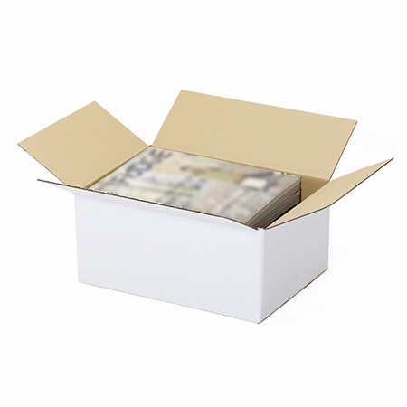 【宅配80サイズ】定番ダンボール箱(A4・白) まとめ買い-4