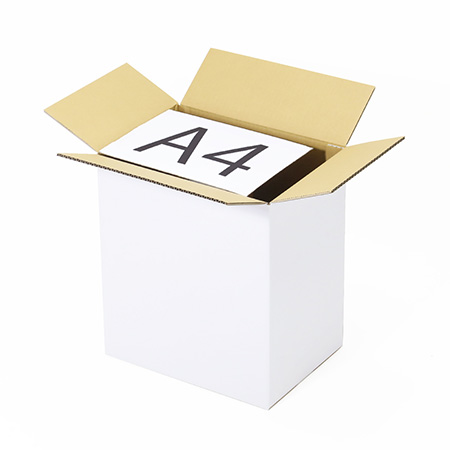 【宅配100サイズ】定番ダンボール箱(A4・白) まとめ買い-2