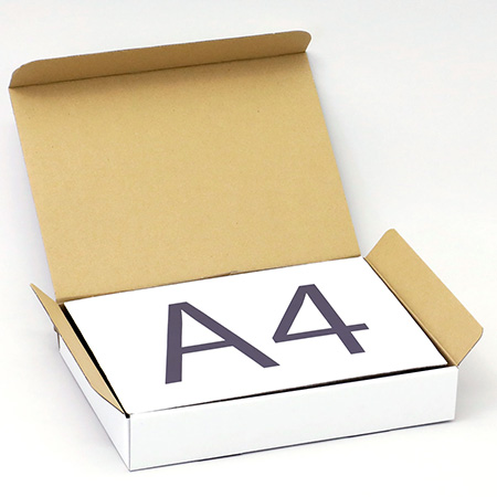 組立式宅配60ジッパー付きダンボール箱(白) まとめ買い-2