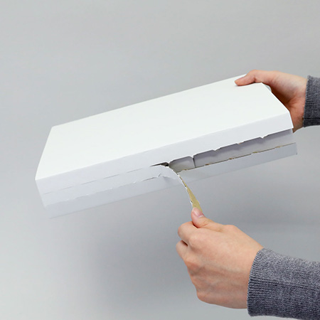 組立式宅配60ジッパー付きダンボール箱(白) まとめ買い-4