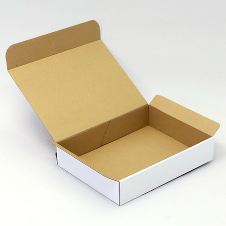 組立式宅配80ジッパー付きダンボール箱(白) まとめ買い-3