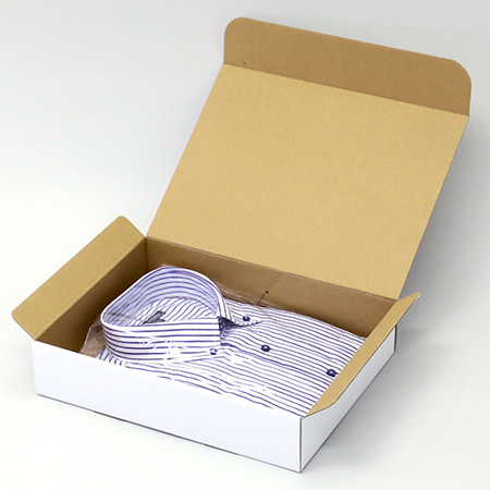 組立式宅配80ジッパー付きダンボール箱(白) まとめ買い-5