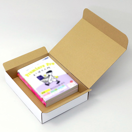 組立式宅配80ジッパー付きダンボール箱(白) まとめ買い-6