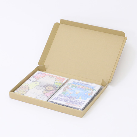 【A4/厚さ3cm/両面茶】ネコポス新規格対応ダンボール箱 まとめ買い-4