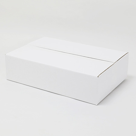 【宅配80サイズ】白ダンボール箱 浅型タイプ B4サイズ対応 まとめ買い-5