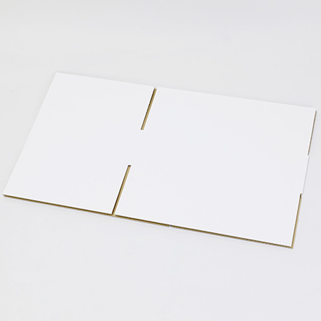 【宅配80サイズ】白ダンボール箱 浅型タイプ B4サイズ対応 まとめ買い-6