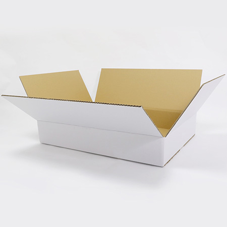 【宅配120サイズ】白ダンボール箱 浅型タイプ A2サイズ対応 まとめ買い-4