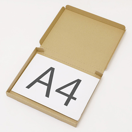 【ゆうパケット・ゆうゆうメルカリ便対応】梱包・発送箱(A4/茶) まとめ買い-2