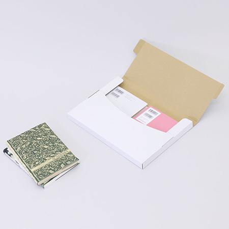 【A4/厚さ2.5cm/表面白】定番ダンボール箱(ネコポス対応) まとめ買い-6