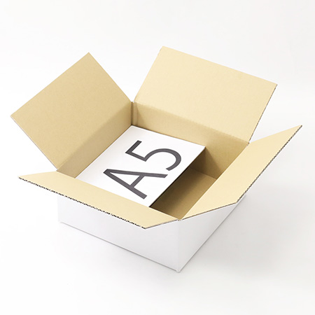 【宅配60サイズ】正方形ダンボール箱 深さ100mm (白) まとめ買い-2