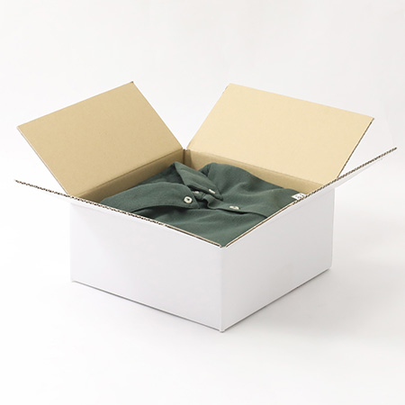 【宅配60サイズ】正方形ダンボール箱 深さ100mm (白) まとめ買い-3