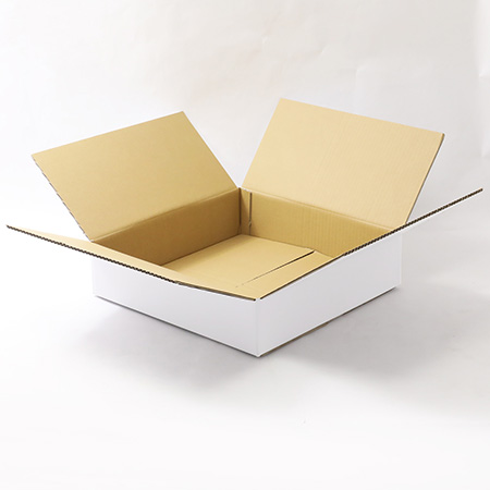 【宅配100サイズ】正方形ダンボール箱 深さ100mm (白) まとめ買い-4