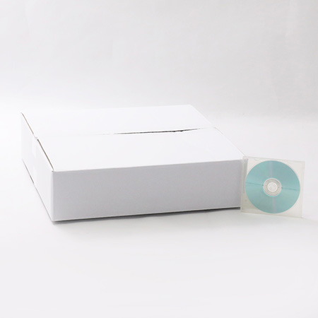 【宅配100サイズ】正方形ダンボール箱 深さ100mm (白) まとめ買い-6