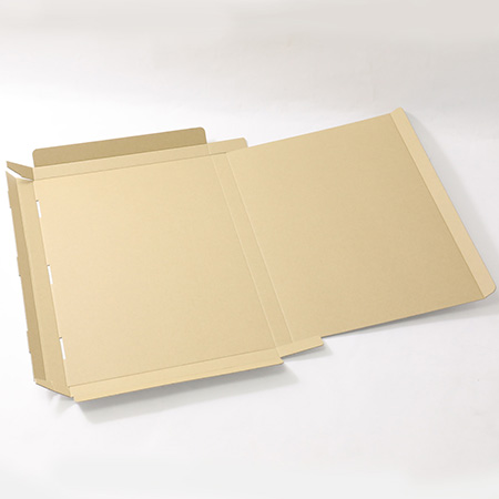 【宅配80サイズ】薄型ダンボール箱 A3サイズ対応 深さ25mm (白) まとめ買い-6