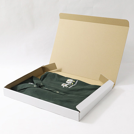 【宅配80サイズ】薄型ダンボール箱 A3サイズ対応 深さ40mm (白) まとめ買い-3