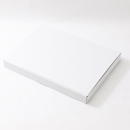 【宅配80サイズ】薄型ダンボール箱 A3サイズ対応 深さ40mm (白) まとめ買い-5