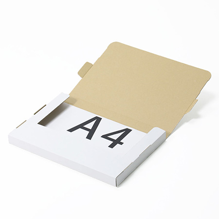 【A4/厚さ3cm/表面白】しっかり包めるダンボール箱 まとめ買い-3