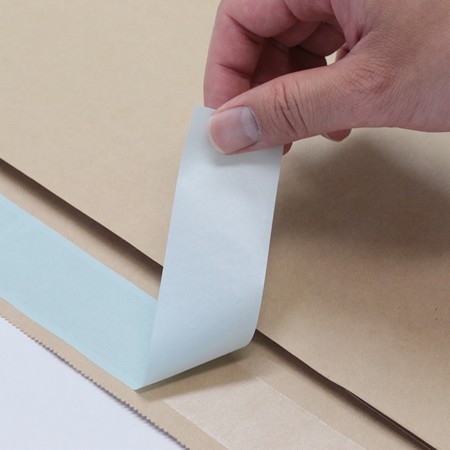 宅配袋(艶なし茶)【中】420×260×80-3