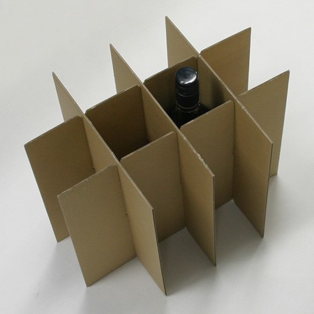 ボトル用組み仕切り80φ(12本入)(茶)-2