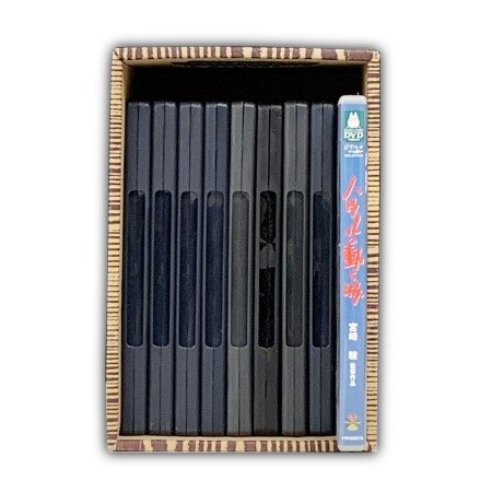 【CD・DVD対応】ダンボール製収納ボックス(木目)-5