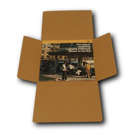 【LPレコード対応】開封用ジッパー付きダンボール箱(深さ可変式) まとめ買い-1