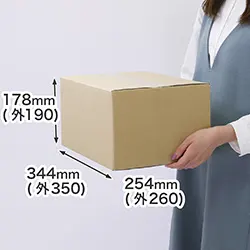 宅配80サイズ】佐川80サイズ（Mサイズ）と同寸のみかん箱。広告入で