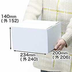 【宅配60サイズ】文芸書ピッタリ箱(白)