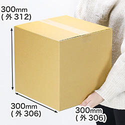 【宅配100サイズ】立方体ダンボール箱 30cm角