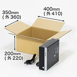 省スペース型デスクトップパソコン・BTOパソコン・ゲーミングPCの梱包・発送用｜強度の高い段ボール箱