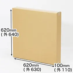パネル・建材・アート作品の梱包に｜縦長・薄型段ボール箱｜正方形・スクエア