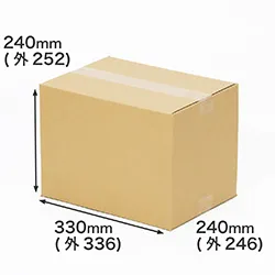 A4クリアファイル・A4バインダーが入る段ボール箱｜ヤマト運輸・佐川急便・ゆうパック｜発送・梱包用