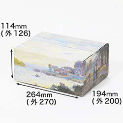 【宅配60サイズ】絵画ダンボール（モネのアルジャントゥイユのセーヌ川）