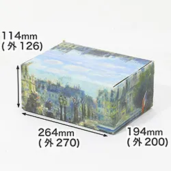 ピエール＝オーギュスト・ルノワール｜ポン・ヌフ｜印象派｜デザイン入り段ボール箱