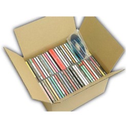 【宅配80サイズ】CD50枚用ダンボール箱（25枚×2列）