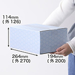 【宅配60サイズ】デザインダンボール箱(和柄・青海波)-5