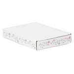 【A6/厚さ3cm】ゆうパケット対応デザインダンボール箱 花のフレーム(ピンク)-6