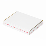 【A6/厚さ3cm】ゆうパケット対応デザインダンボール箱 花のフレーム(レッド)-2