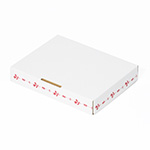 【A6/厚さ3cm】ゆうパケット対応デザインダンボール箱 花のフレーム(レッド)-3