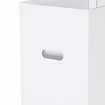 ダンボール製ゴミ箱・両面ホワイト【45L】-3