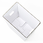 ダンボール製ゴミ箱・両面ホワイト【45L】-6