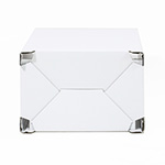 ダンボール製ゴミ箱・両面ホワイト【45L】-7