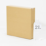 【宅配100サイズ】縦長ダンボール箱 正方形タイプ 420×100×420-3