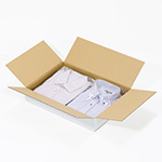 【宅配100サイズ】A3用紙対応 浅型ダンボール箱(白)-3