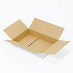 【宅配100サイズ】A3用紙対応 浅型ダンボール箱(白)-4